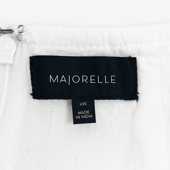 Majorelle Shauna Maxi Dress Size XXS White Cotton Eyelet Boho Romantic Bridal - Picture 5 of 6